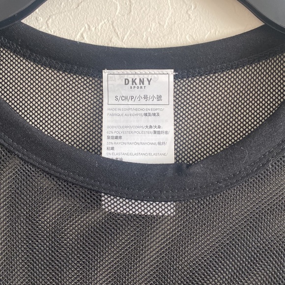 DKNY Womens Sport Mesh-Blocked T-Shirt Dress S NWT - Picture 4 of 8